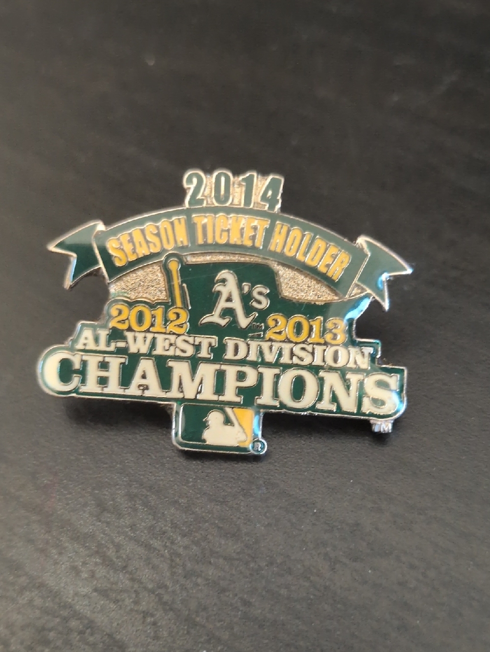 Oakland A's 2014 Pin Season Ticket Holder